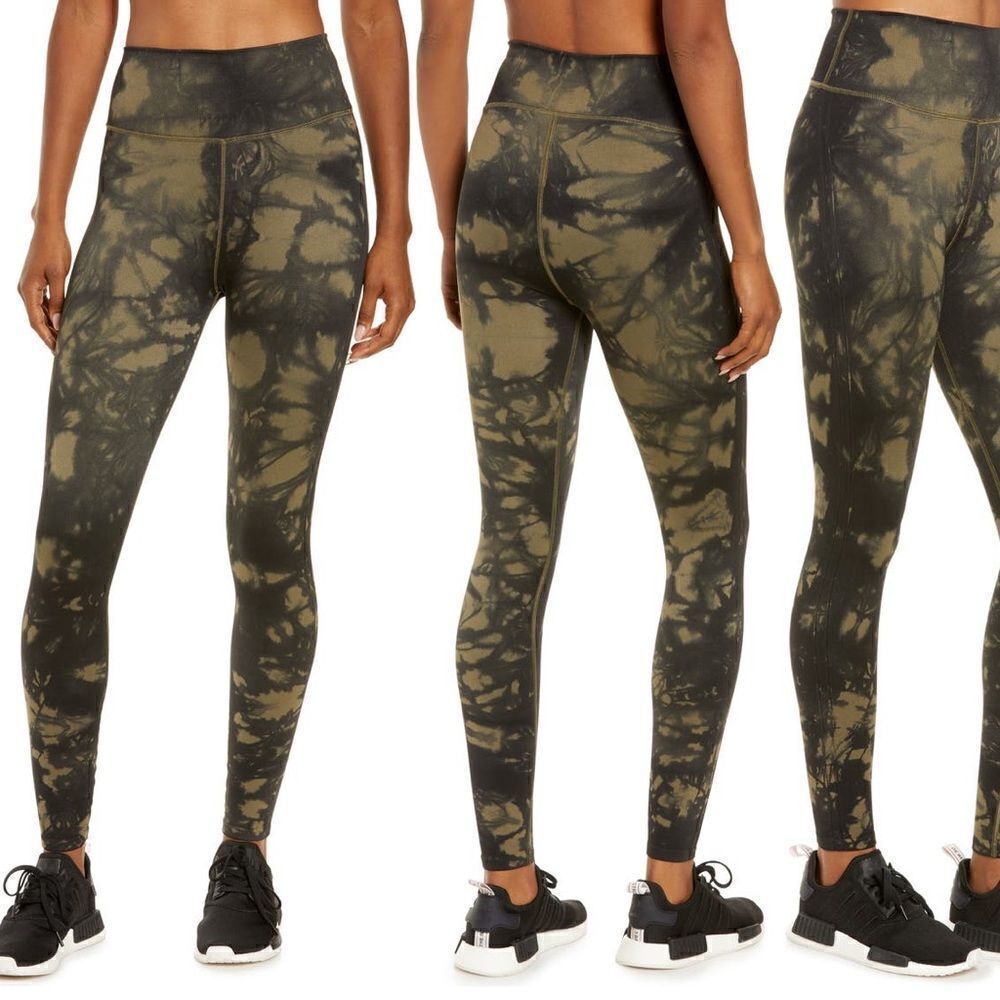 NEW Good American Tie Dye High rise seamless Leggings 0